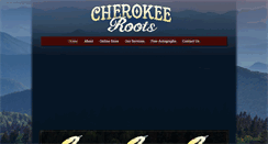 Desktop Screenshot of cherokeeroots.com